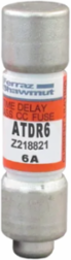 Amp-Trap 2000® Class CC Time-Delay Fuse 600V 6A - 200kA I.R., 1.5 Inch Length, 0.41 Inch Diameter