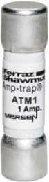 Fuse Amp-Trap® Fast-Acting Midget Fuse 1A 600V AC/DC, 100kA Interrupting Rating, 1-1/2 Inch x 13/32 Inch