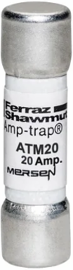 Fuse Amp-Trap® Fast-Acting Midget 600V 20A with 100kA Interrupting Rating