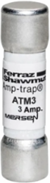 Fuse Amp-Trap® Midget 600V 3A Fast-Acting, 1.5 Inch Length, 100kA I.R.