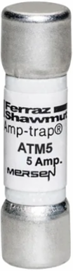 Fuse Amp-Trap® 600V 5A Fast-Acting Midget Fuse, 1-1/2 Inch x 13/32 Inch, 100kA I.R.