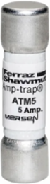 Fuse Amp-Trap® 600V 5A Fast-Acting Midget Fuse, 1-1/2 Inch x 13/32 Inch, 100kA I.R.