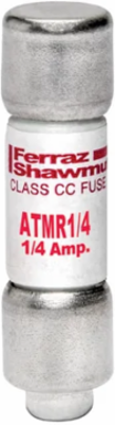 Amp-Trap® 600V Fast-Acting Class CC Fuse, 0.25A, 1.5 Inch Length