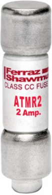 Fuse Amp-Trap® 600V 2A Fast-Acting Class CC, 1.5 Inch Length, 0.41 Inch Diameter