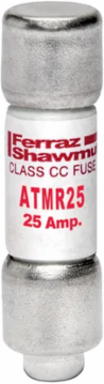 Fast-Acting Class CC Fuse 600V 25A 200kA Breaking Capacity