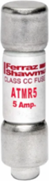 Amp-Trap 600V 5A Fast-Acting Class CC Fuse, 1.5 Inch Length, 0.41 Inch Diameter