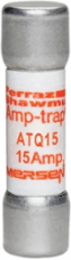 Fuse 500V 15A Time-Delay Midget, 1-1/2 Inch x 13/32 Inch, 10 kA Breaking Capacity