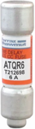 Fuse Amp-Trap 2000® Time-Delay Class CC 6A 600V, 1.5 Inch Length, 0.41 Inch Diameter