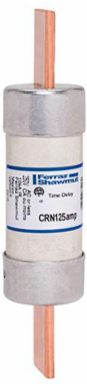 Canadian Fuse 250V 125A Blade Mount Class H Fuse, 10kA Rating, 1.56 Inch Diameter