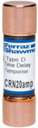 Canadian Fuse 250V 20A Class H Type D Ferrule Mount, 10kA Rating
