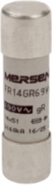 Protistor 14x51 gR Fuse 16A 690V AC, Ceramic Body, Silver-Plated Copper Terminals