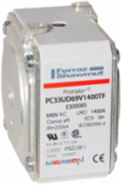 Protistor Square Body Fuse-Link, 33, 690V/700V AC, 1400A, aR Class