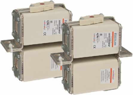 Protistor 2x72 Inch aR 630 A 1200VDC Semiconductor Fuse with Ceramic Insulation