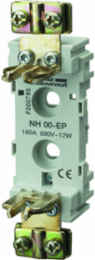 NH Plastic Base 00 with 1-Pole, 160A, 690V AC, DIN Rail Mount