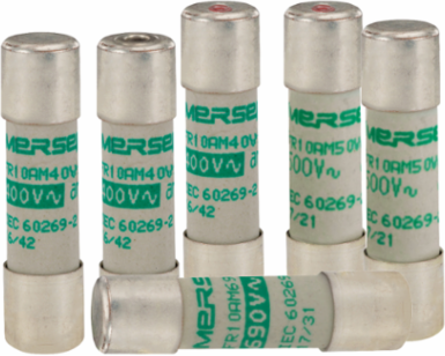 Cylindrical Fuse-Link aM 500V 10x38 16A - Ceramic Body, 120 kA Breaking Capacity