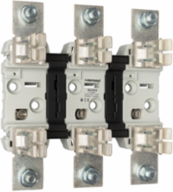 NH Plastic Fuse Base 3-Pole, 630 A, 690 V AC, Screw Connections