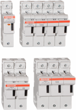 Modulostar® 4-Pole Modular Fuse Holder, 14x51 Fuse Size, IP20, DIN Rail Mounting