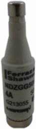 D Fuse-Link NDZ, 500VAC, 4A, Ceramic, 0.47 Inch Diameter, Brown