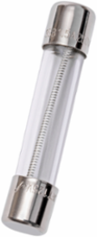 Time-Delay Fuse, 250V 6.25A, Glass, 1/4" x 1-1/4"