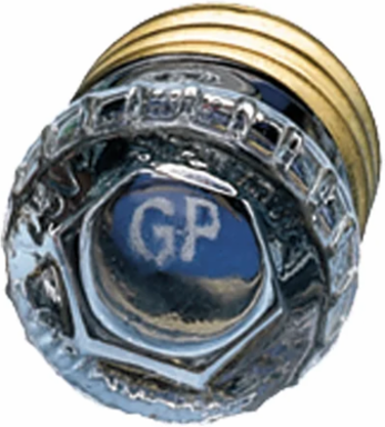 Fast-Acting Plug Fuse 125V 30A with Visual Indicator, Screw Mount, 1.13 Inch Diameter