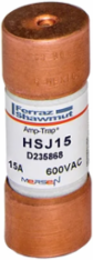 Fuse Amp-Trap® 600V 15A High-Speed Class J Fuse, 1.26 lb, Ferrule Terminal