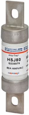 Fuse Amp-Trap® 600V 80A High-Speed Class J Fuse, 1.06 Inch Diameter, Low I2t, Clip Mounting