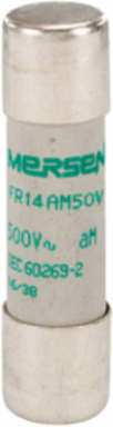 Cylindrical Fuse-Link aM 500VAC 14x51, 32A, Ceramic Body, Clip Mounting