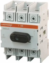 UL98 Non-Fused Disconnect 600V 60A 3-Pole, Box Terminal, 55 lb-in Torque Rating