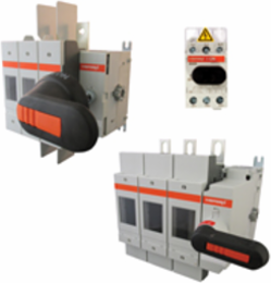 IEC Fused Switch, 3 Poles, 25-1250 A, 1000 VAC, Tunnel Terminal Blade Type