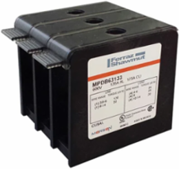 Power Distribution Block 3-Pole 175A 1000V with 4 Secondary Outputs