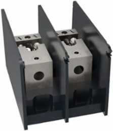 Power Distribution Block, 2-Pole, 1000V, 175A, #2-#14 Secondary Range