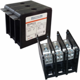UL1953 Large Power Distribution Block, 1000V, 545A, 2-Pole, 600-#2 In/Out