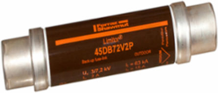 Limitor -P HV Fuse, 7.2kV, 2A, 192mm Length, 56mm Diameter, Medium Striker 80N