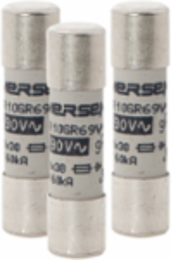 Protistor 10x38 gR Cylindrical Fuse-Link, 1.25 Amp, 690VAC, Ceramic Body
