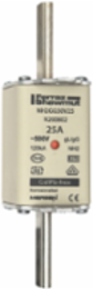 NH Fuse-Link gG 500VAC Size 2 25A Double Indicator/Live Tags