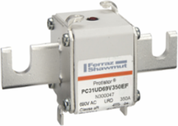 Protistor® SB aR Fuse, Size 31, 350A, 690V AC, Ultra Fast Acting, Ceramic Body