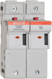 UltraSafe™ Modular Fuse Holder 2-Pole 22x58, IP20, 125A, DIN Rail Mounting