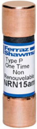 Canadian Fuse Class H 250V 15A Ferrule Mount, 10 kA, 2 Inch Length