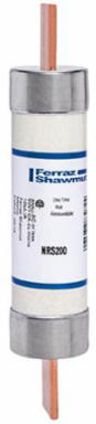 600V 200A Blade Mount Fuse, Class H, 10kA, 1.54 lb, Copper Connection
