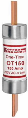 Fuse Amp-Trap 250V 150A Fast-Acting Class K5, 50 kA Interrupt Capacity, 1.56 Inch Diameter
