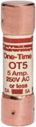 Fuse Amp-Trap 250V 5A Fast-Acting Class K5, 50 kA Interrupting Capacity
