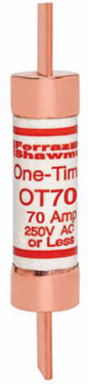 Fuse Amp-Trap 250V 70A Fast-Acting Class K5, 50 kA Breaking Capacity