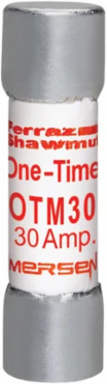 Fuse Amp-Trap 250V 30A Fast-Acting Midget Fuse, 1.5 Inch Length, 10 kA Breaking Capacity