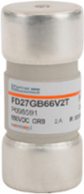 Protistor® 27x60 gR Semiconductor Fuse 660V DC, 2A, 1.06 Inch Diameter