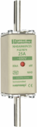 NH Fuse-Link aM, 690V, Size 0, 25A, Double Indicator, Ceramic Body