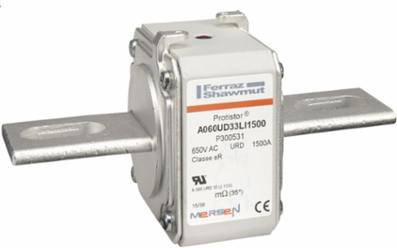 Protistor® Size 33 aR Fuse Link, 1500A, 600V IEC, 650V UL, Ultra Fast Acting