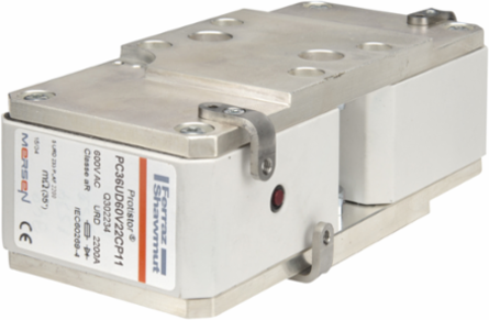 Protistor Square Body Fuse-Link aR, 2x33 Size, 2200A, 600VAC