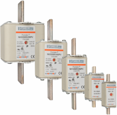 Protistor NH000 Fuse-Link, 20 Amp, 690 Volt, Fast Acting, Ceramic Body