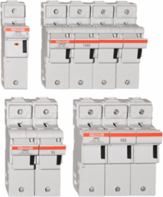 Modulostar® 4-Pole Modular Fuse Holder 22x58, IP20, DIN Rail Mounting