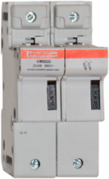 Modulostar® 2-Pole Modular Fuse Holder 22x58, 125A, IP20, DIN Rail Mounting
